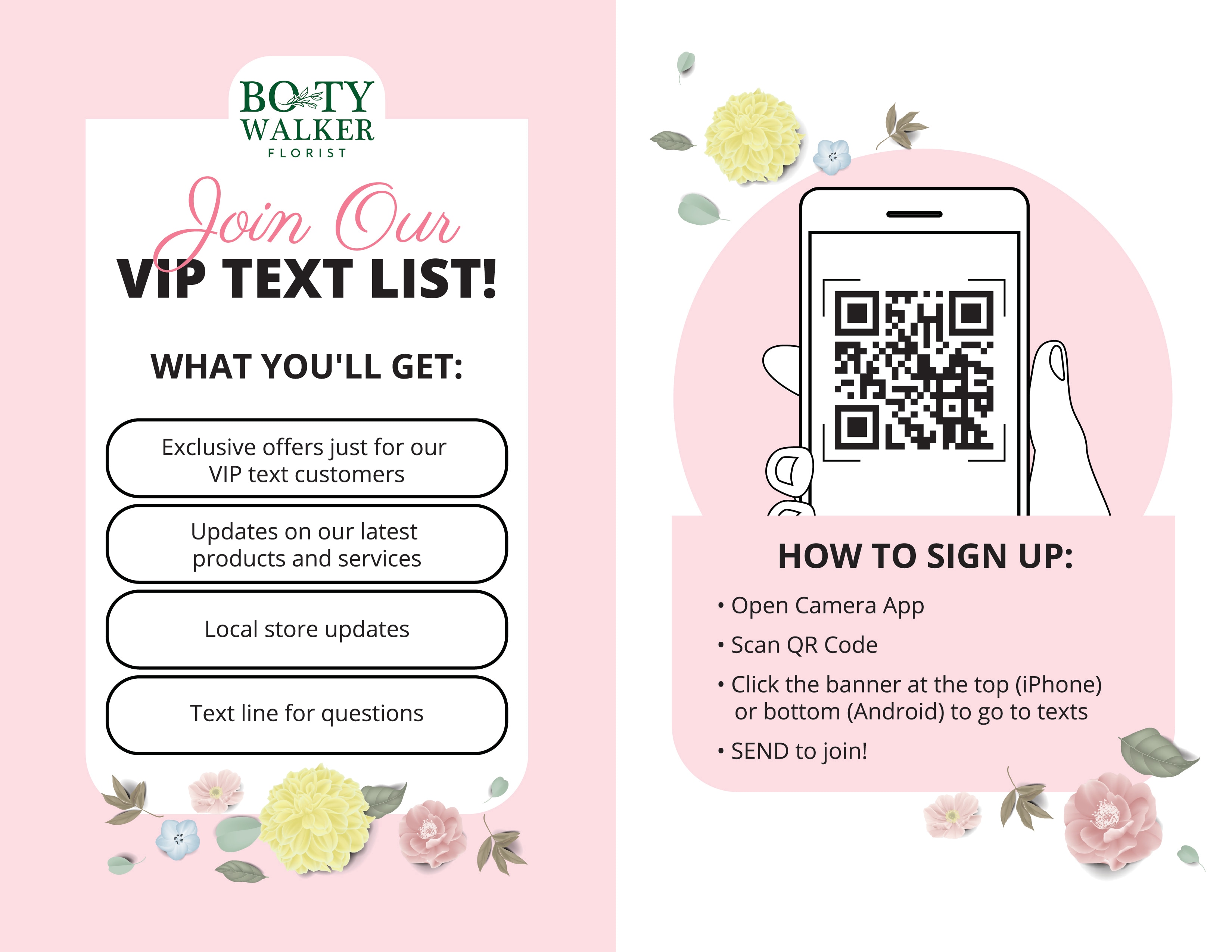 Join Our Text List for Exclusive VIP Deals!